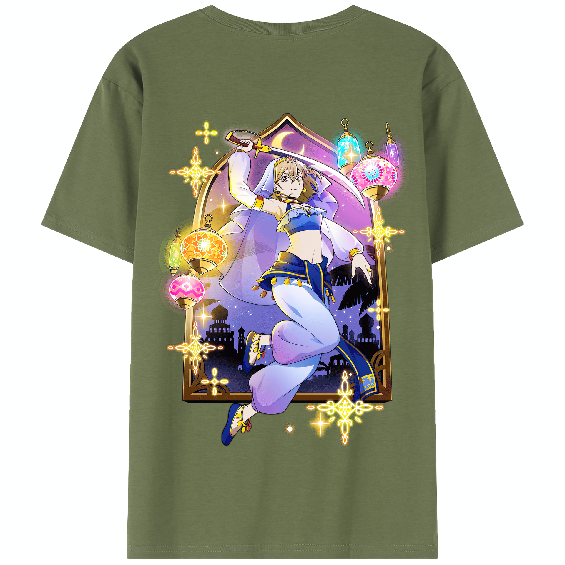 （画像用） 文豪ストレイドッグス Bungo Stray Dogs 綿100％半袖Tシャツ（背面プリント）